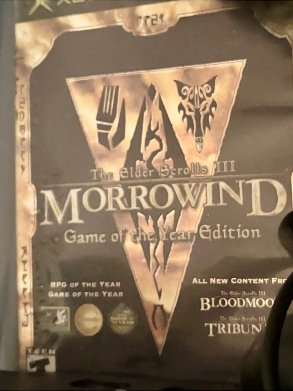 Microsoft Morrowind Game of the Year Edition - Black & Gold